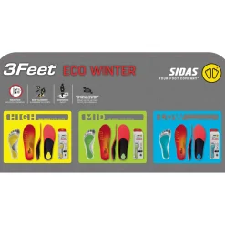 Sidas 3feet Eco Winter High, indlægssål, rød