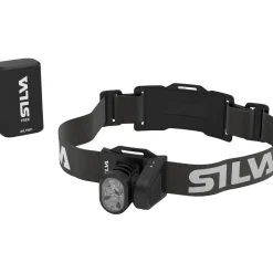 Silva Free 2000 S, pandelampe, sort