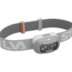 Silva Seek 450 Recharge, Whiteout, pandelampe, lysegrå