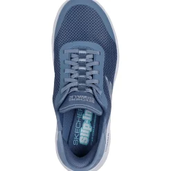 Skechers Go Walk Flex - Grand Entry, outdoor sko, dame, blå