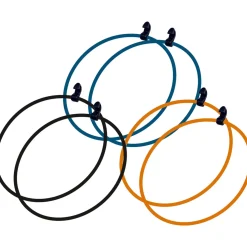 Tatonka Silicone Strap Round, pakkeringe, multi, 6 stk.
