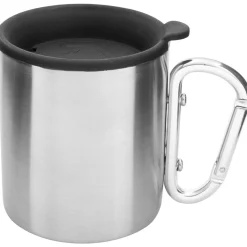 Tatonka Thermo Mug Carabiner 250ml, termokrus, sølv