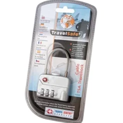 TravelSafe Combination Lock TSA med kabel