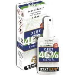 TravelSafe TravelDEET Spray 40 %, 60 ml.