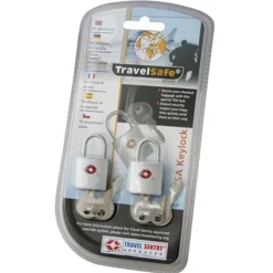 TravelSafe Travellock TSA med nøgle, 2 stk.