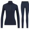 Ulvang Hero Half Zip/Hero Tights skiundertøjssæt, dame, mørkeblå