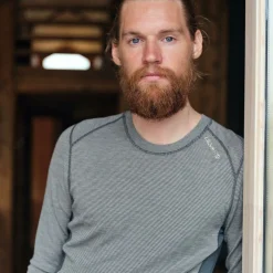 Ulvang Rav 100% Round Neck, skiundertrøje, herre, grå