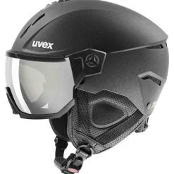 Uvex Instinct Visor, skihjelm med visir, sort