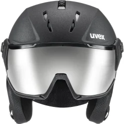 Uvex Instinct Visor, skihjelm med visir, sort