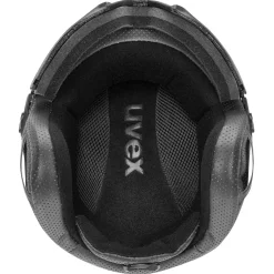 Uvex Instinct Visor, skihjelm med visir, sort
