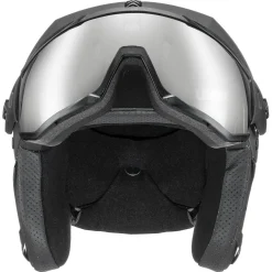 Uvex Instinct Visor, skihjelm med visir, sort