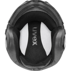Uvex Instinct Visor, skihjelm med visir, hvid