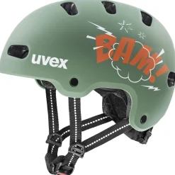 Uvex Kid 4 Style, cykelhjelm, junior, grøn/orange