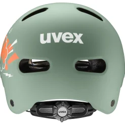 Uvex Kid 4 Style, cykelhjelm, junior, grøn/orange