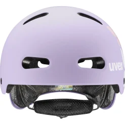Uvex Kid 4 Style, cykelhjelm, junior, lilla