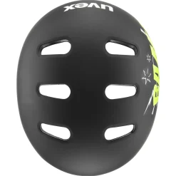 Uvex Kid 4 Style, cykelhjelm, junior, sort/grøn