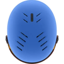 Uvex Rocket JR Visor, skihjelm med visir, junior, blå