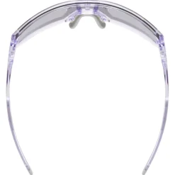 Uvex skyryse, solbriller, transparent lilla