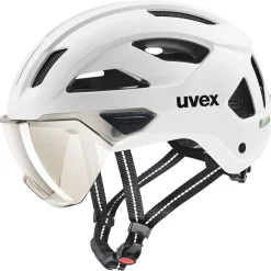 Uvex Stride Visor, cykelhjelm, hvid