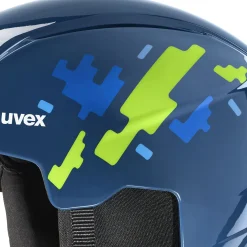 Uvex Viti Set, skihjelm + skibriller, junior, mørkeblå