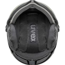 Uvex Wanted Visor Pro V, skihjelm med visir, sort