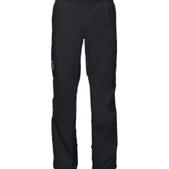 Vaude Drop Pants II, regnbukser, herre, sort