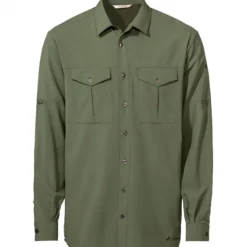 Vaude Rosemoor LS Shirt II, vandreskjorte, herre, grøn