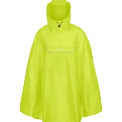 Vaude Valdipino, poncho, neon gul